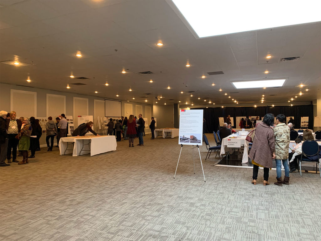 photo of a City of Calgary Planning and Construction town hall meeting at White Diamond Conference Center, a perfect venue to host corporate or municipal events for up to 500 guests